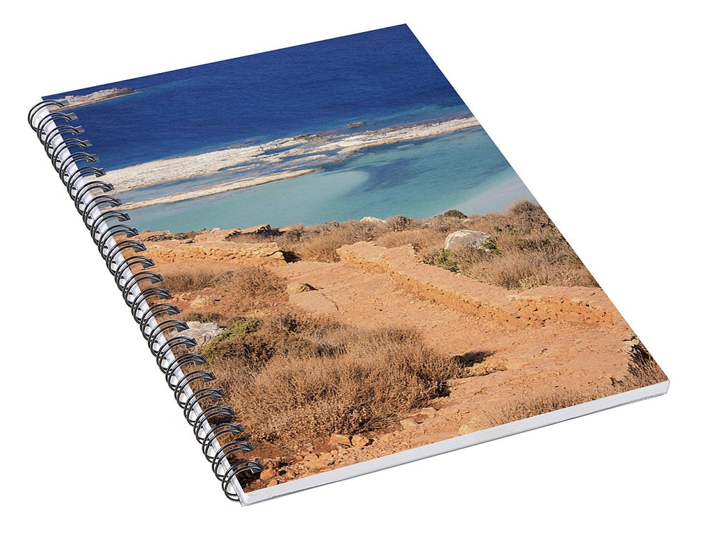 Pathway To The Sea - Spiral Notebook