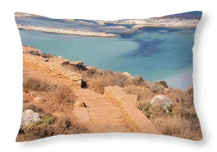 Pathway To The Sea - Throw Pillow