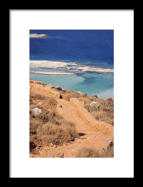 Pathway To The Sea - Framed Print