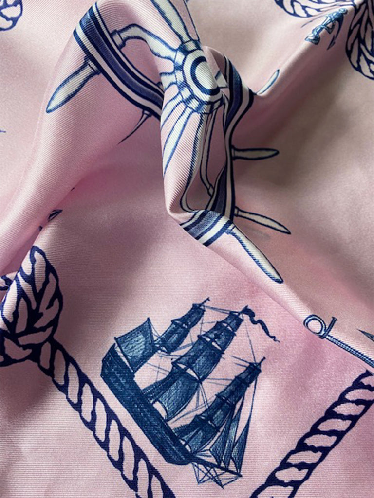 Nautical Chic Pink Neckerchief