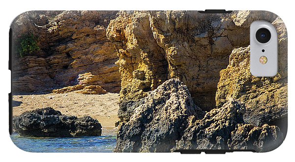 Rocks And Sea Of Spinalonga - Phone Case