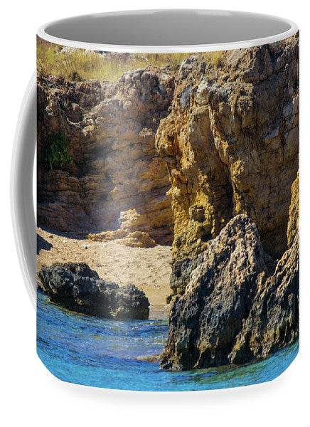 Rocks And Sea Of Spinalonga - Mug
