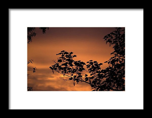 Sky On Fire - Framed Print