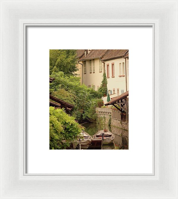 Small Venice Of Colmar - Framed Print