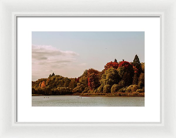 Stunning Surroundings In La Hulpe, Belgium - Framed Print