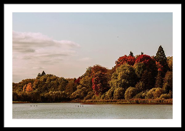 Stunning Surroundings In La Hulpe, Belgium - Framed Print