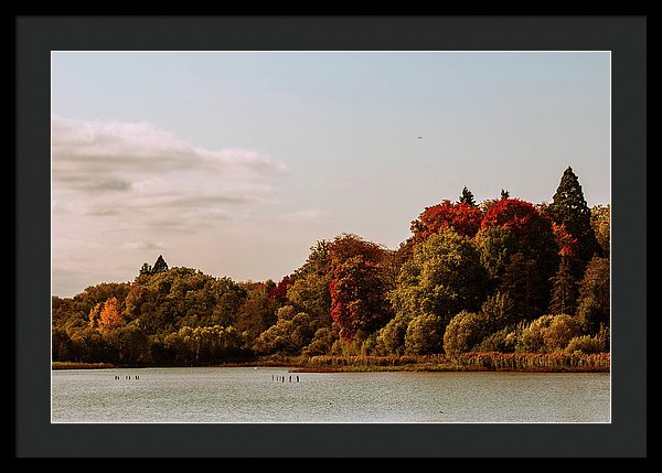 Stunning Surroundings In La Hulpe, Belgium - Framed Print