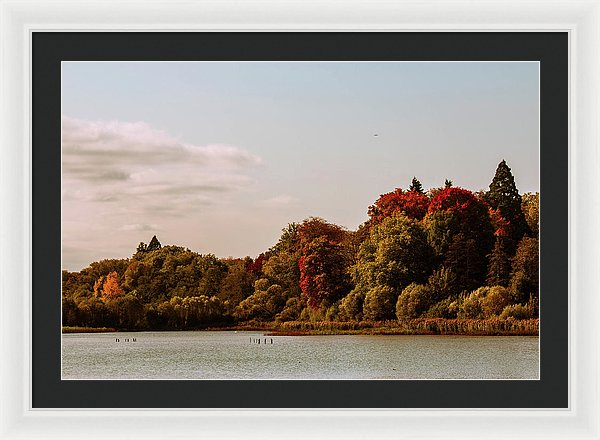 Stunning Surroundings In La Hulpe, Belgium - Framed Print