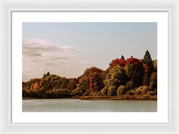 Stunning Surroundings In La Hulpe, Belgium - Framed Print