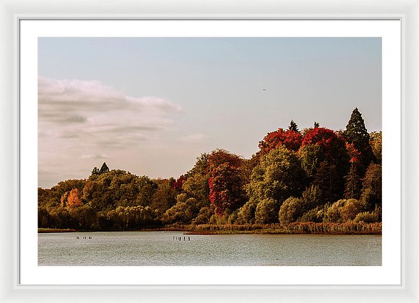 Stunning Surroundings In La Hulpe, Belgium - Framed Print