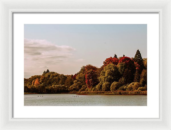 Stunning Surroundings In La Hulpe, Belgium - Framed Print