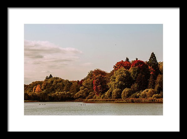 Stunning Surroundings In La Hulpe, Belgium - Framed Print