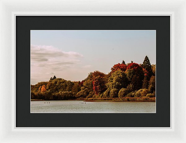 Stunning Surroundings In La Hulpe, Belgium - Framed Print