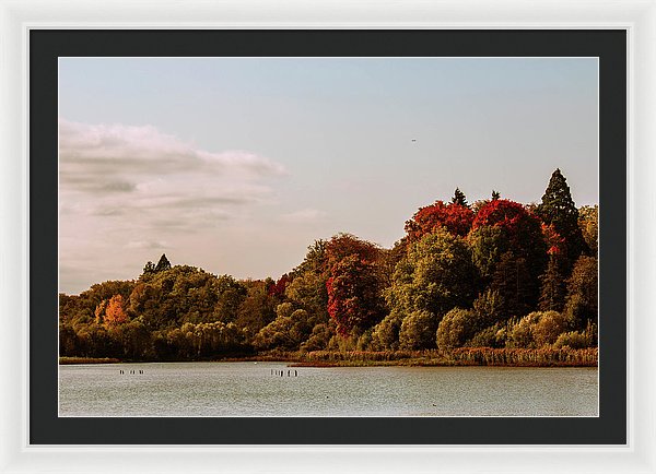 Stunning Surroundings In La Hulpe, Belgium - Framed Print