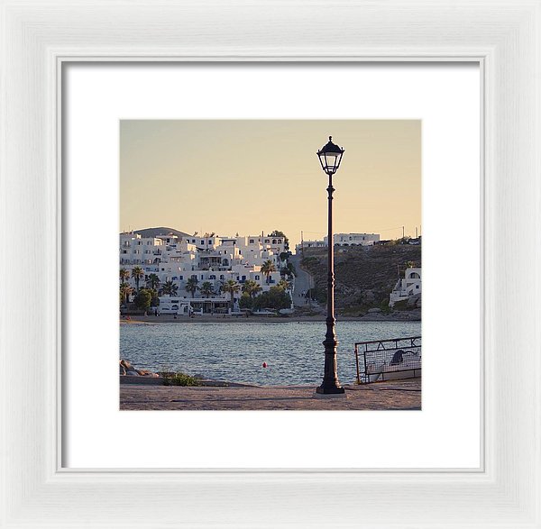 Sunset In Cyclades - Framed Print