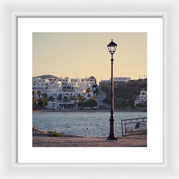 Sunset In Cyclades - Framed Print