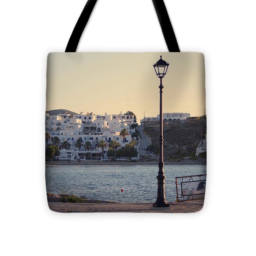 Sunset In Cyclades - Tote Bag