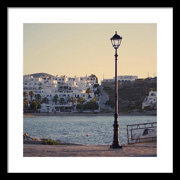 Sunset In Cyclades - Framed Print