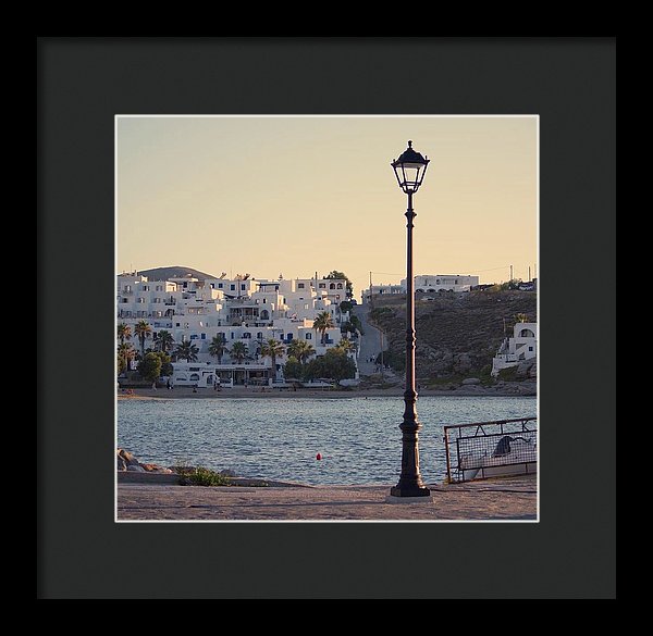 Sunset In Cyclades - Framed Print