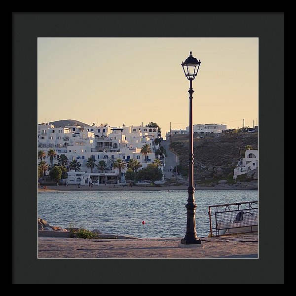 Sunset In Cyclades - Framed Print