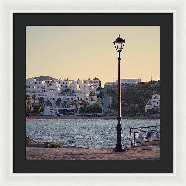 Sunset In Cyclades - Framed Print