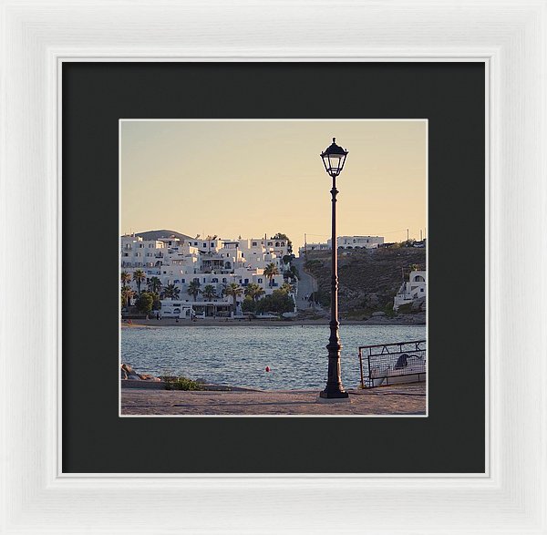 Sunset In Cyclades - Framed Print