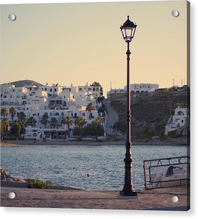 Sunset In Cyclades - Acrylic Print