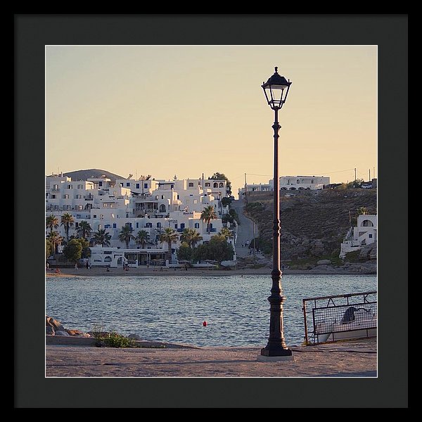 Sunset In Cyclades - Framed Print