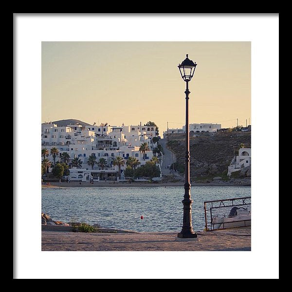 Sunset In Cyclades - Framed Print