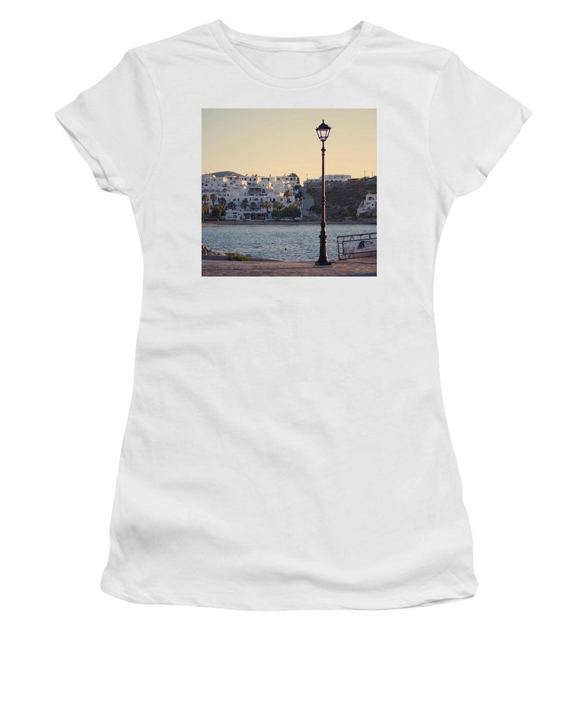 Sunset In Cyclades - Women's T-Shirt (Athletic Fit)