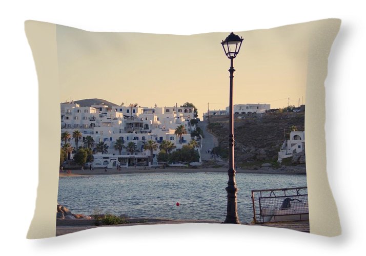Sunset In Cyclades - Throw Pillow