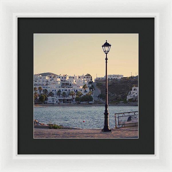 Sunset In Cyclades - Framed Print