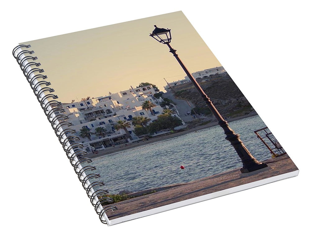 Sunset In Cyclades - Spiral Notebook