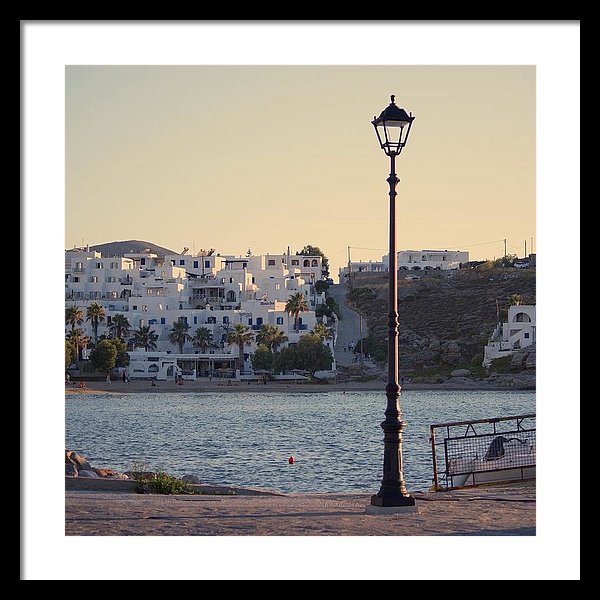 Sunset In Cyclades - Framed Print