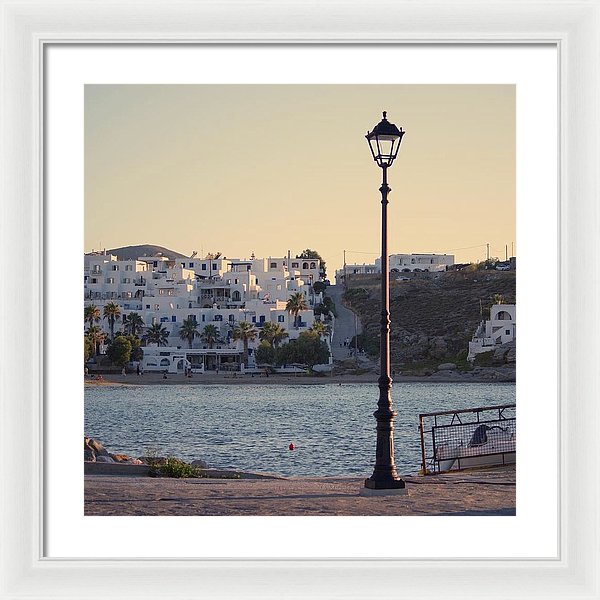 Sunset In Cyclades - Framed Print