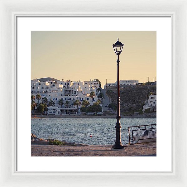 Sunset In Cyclades - Framed Print