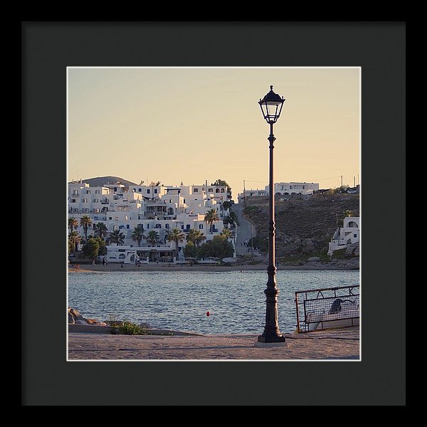 Sunset In Cyclades - Framed Print