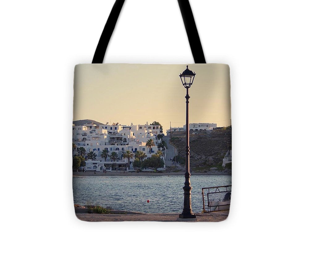 Sunset In Cyclades - Tote Bag