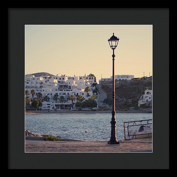 Sunset In Cyclades - Framed Print