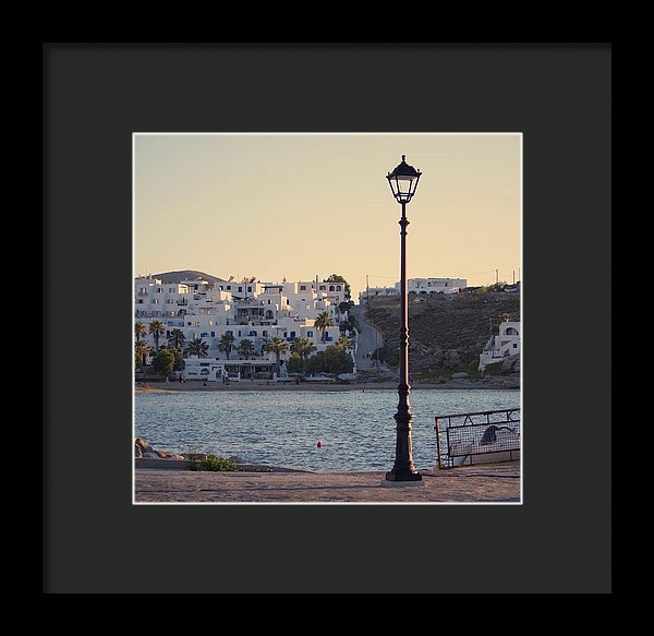 Sunset In Cyclades - Framed Print