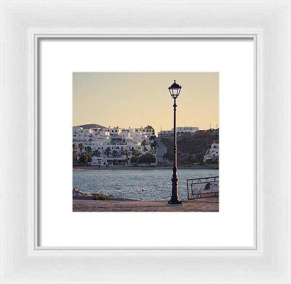 Sunset In Cyclades - Framed Print