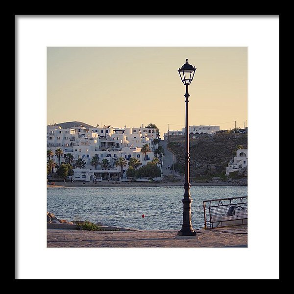 Sunset In Cyclades - Framed Print