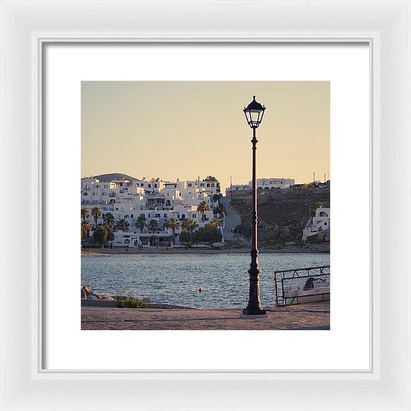 Sunset In Cyclades - Framed Print