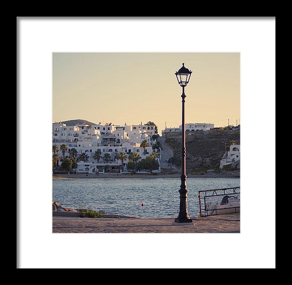 Sunset In Cyclades - Framed Print