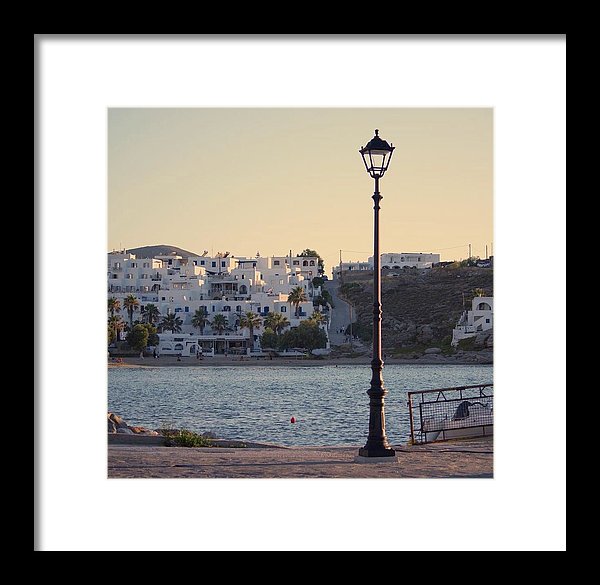 Sunset In Cyclades - Framed Print