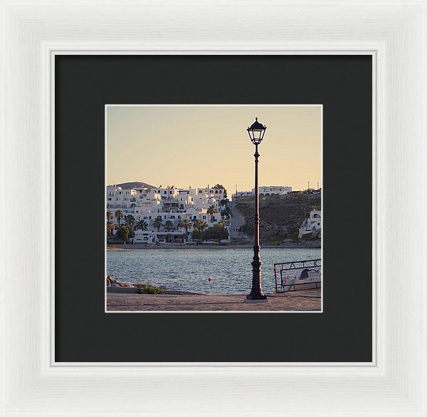 Sunset In Cyclades - Framed Print