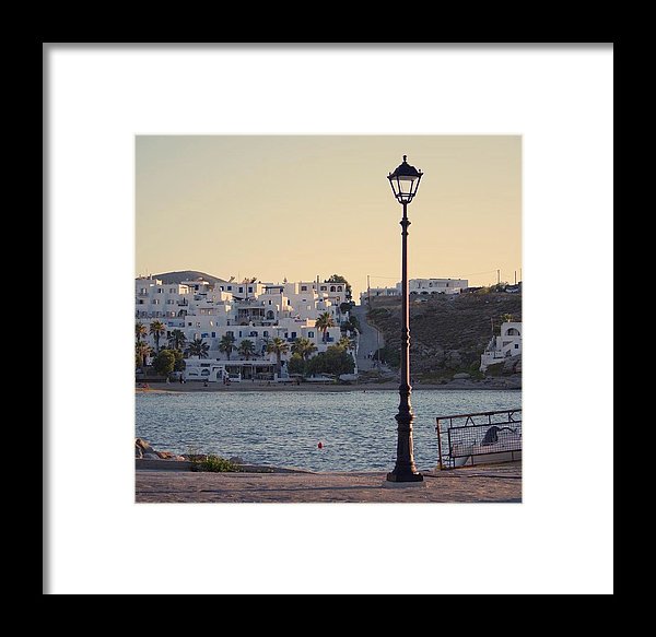 Sunset In Cyclades - Framed Print