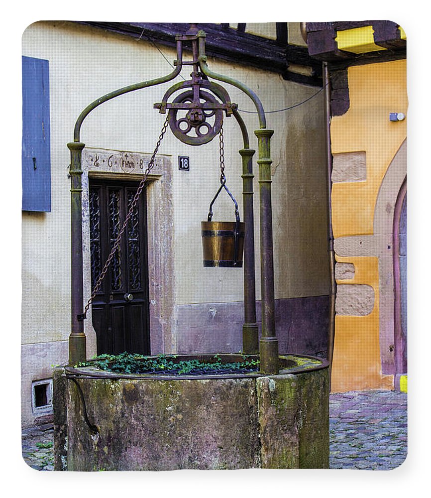 The Fountain Of Riquewihr - Blanket