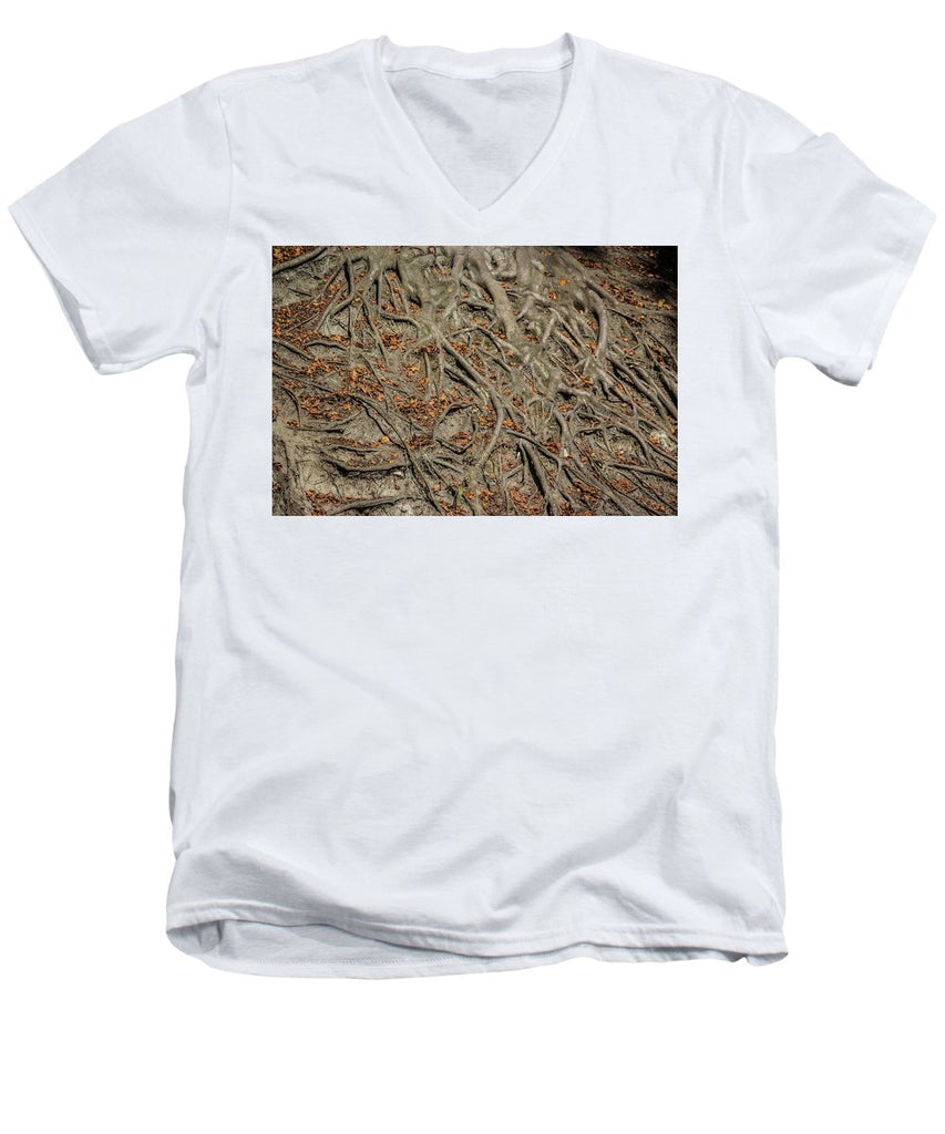Trees' Roots - Men's V-Neck T-Shirt