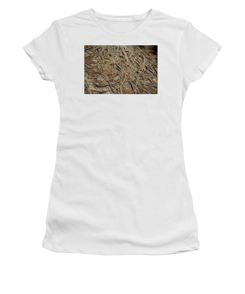 Trees' Roots - Women's T-Shirt (Athletic Fit)
